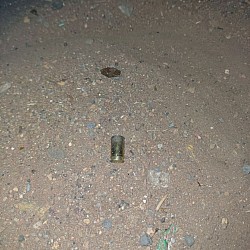 Bullet casing of one fatal shooting in community