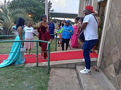 Patrollers assisting at matric farewell