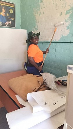 Cleaning and painting of CPF office