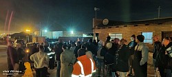Community walk against crime