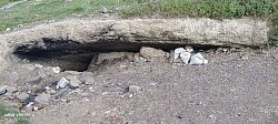 Main illegal mining shaft