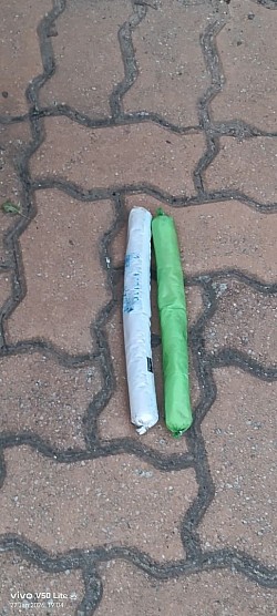 Illegal mining explosives found in field behind public library Alra Park